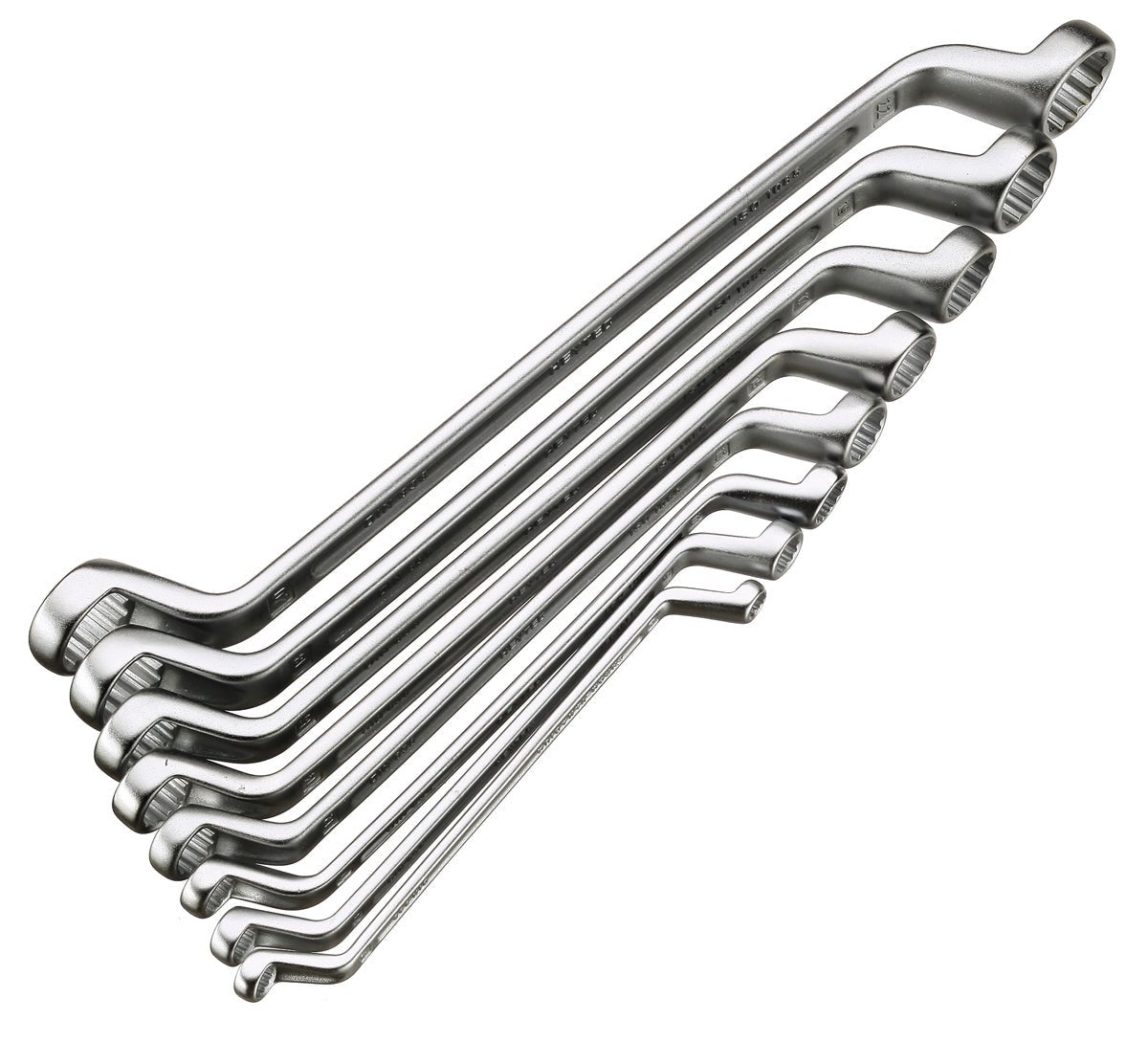 HEYTEC 50805944080 - Juego de llaves acodadas doble boca K 50805 - 8 - M - Ferrotecnia