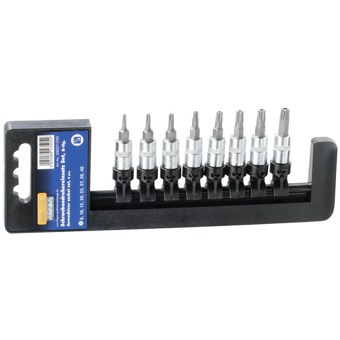 HEYTEC 50825713783 - Torx socket set TR 1/4" 50825-7137