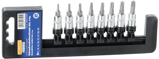 HEYTEC 50825713783 - Juego vasos atornillador Torx TR 1/4" 50825 - 7137 - Ferrotecnia