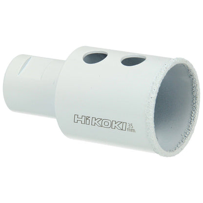 Hikoki 4100533 - Corona diamantada "Dry" 35 mm, M14, para azulejos