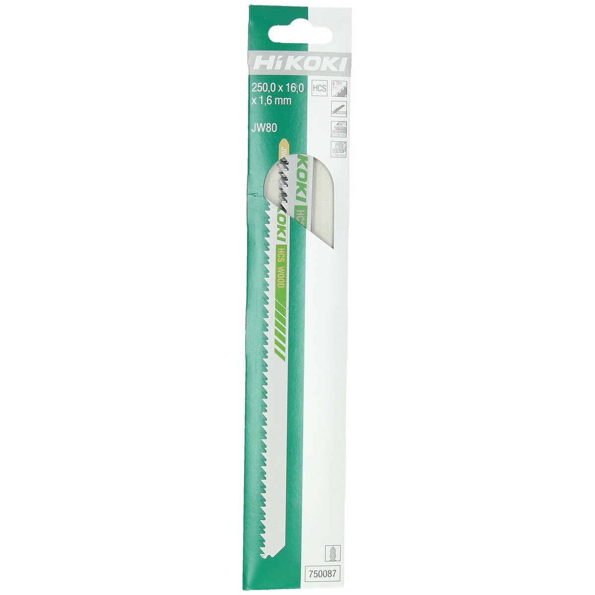 Hikoki 750087 - 3 hojas de sierra de calar madera HCS JW80/T1044DP