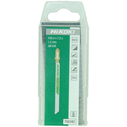 Hikoki 750182 - 25 hojas de sierra de calar madera HCS JW10R/T101BR