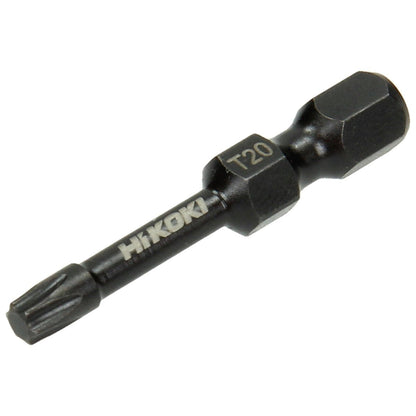 Hikoki 751182 - 3 puntas 1/4" para tornillos Torx T20, 38 mm, impacto