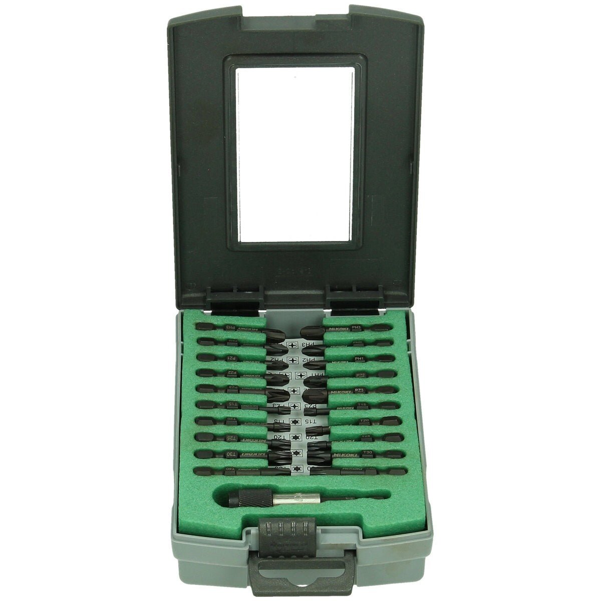 Hikoki 751190 - Caja de puntas 1/4", 21 piezas, 38 mm, impacto