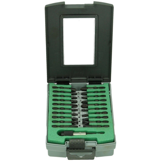 Hikoki 751190 - Caja de puntas 1/4", 21 piezas, 38 mm, impacto