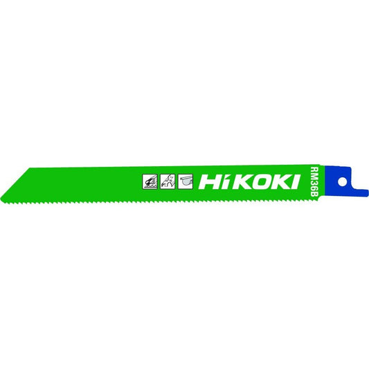 Hikoki 752016 - 5 hojas de sierra de sable para metal BIM RM36B/S922BF - Ferrotecnia