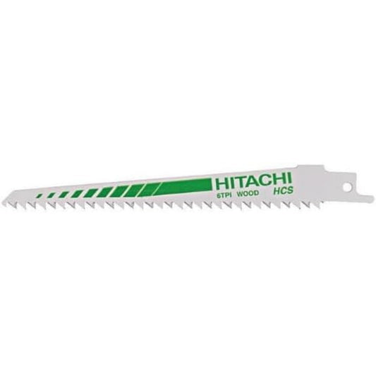 Hikoki 752030 - 5 hojas de sierra de sable para madera HCS RW10/S644D - Ferrotecnia