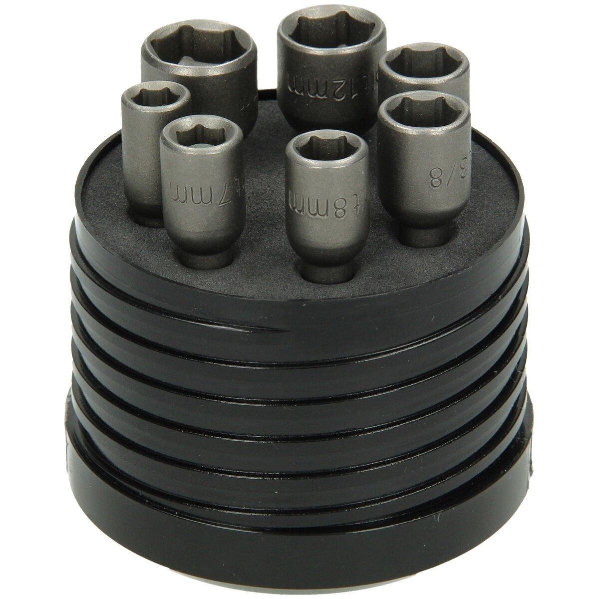 Hikoki 752239 - Aprietatuercas 1/4", 7 piezas, 50 mm, magnético