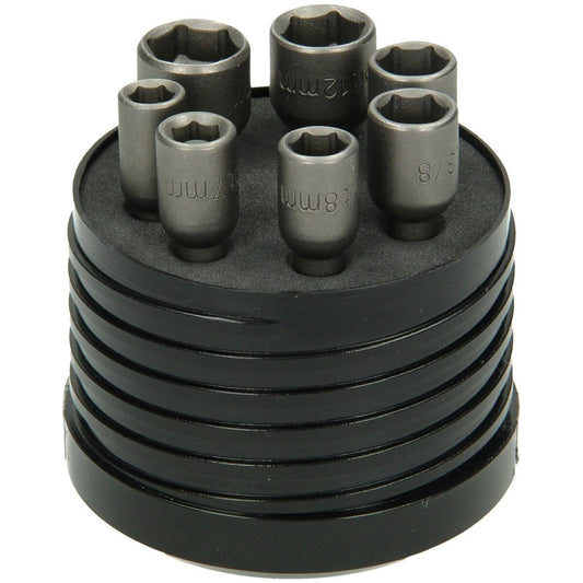 Hikoki 752239 - Aprietatuercas 1/4", 7 piezas, 50 mm, magnético