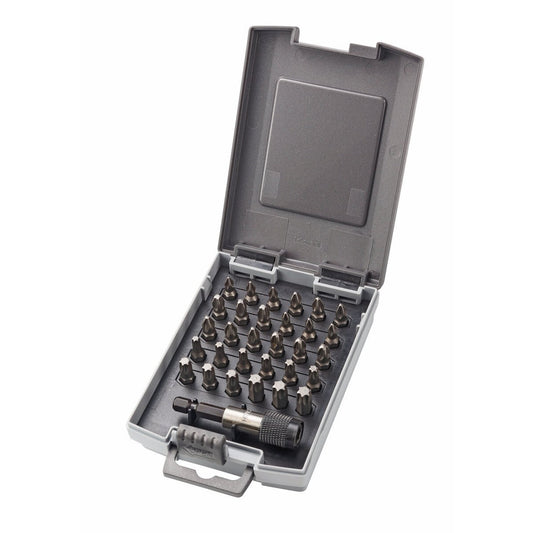 Hikoki 752248 - Caja de puntas 1/4", 31 piezas, 25 mm Phillips, Pozidriv y para tornillos Torx
