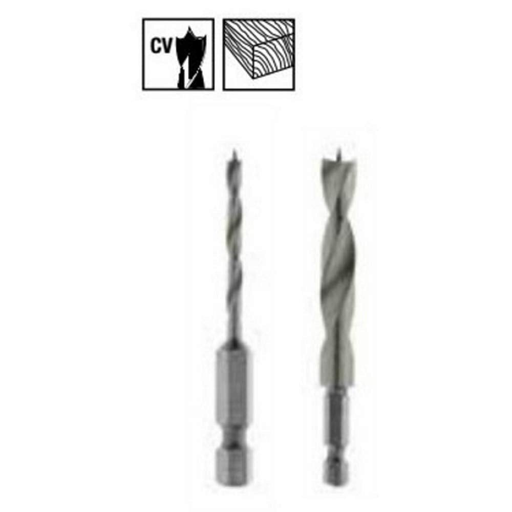 Hikoki 781953 - Broca para madera de 3 puntas 14 mm, vástago hexagonal de 1/4 pulgada