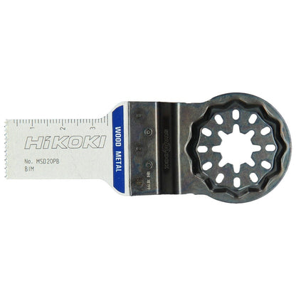 Hikoki 782720 - Hoja multiherramienta madera+metal BIM STARLOCK MSD20PB