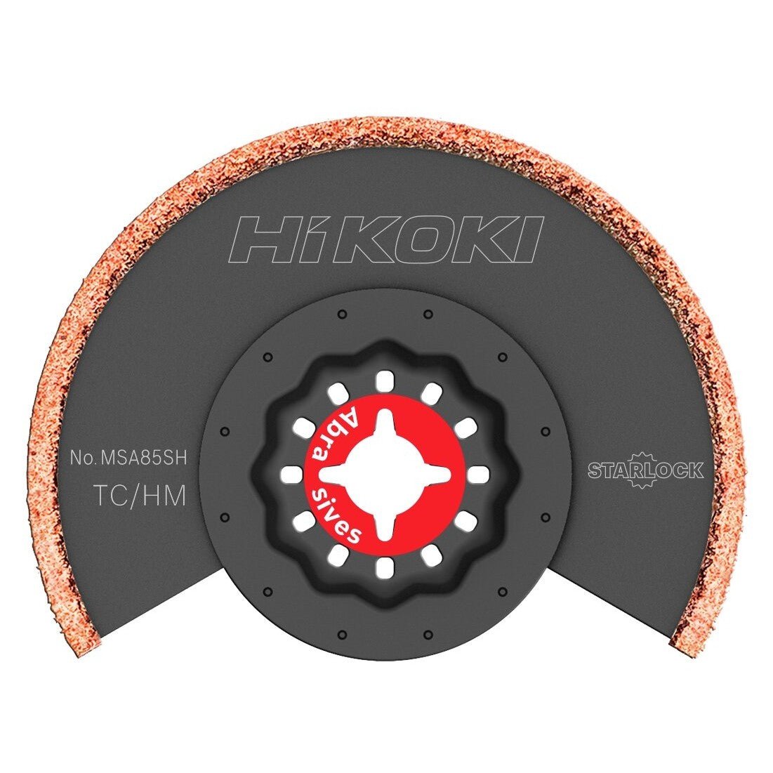 Hikoki 782761 - Hoja multiherramienta abrasiva TC STARLOCK MSA85SH