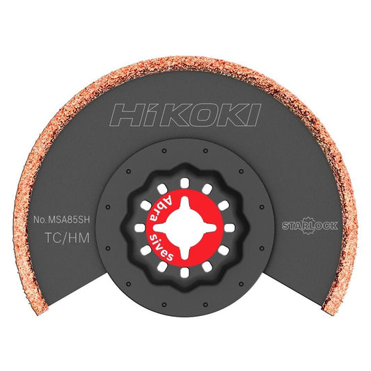 Hikoki 782761 - Hoja multiherramienta abrasiva TC STARLOCK MSA85SH