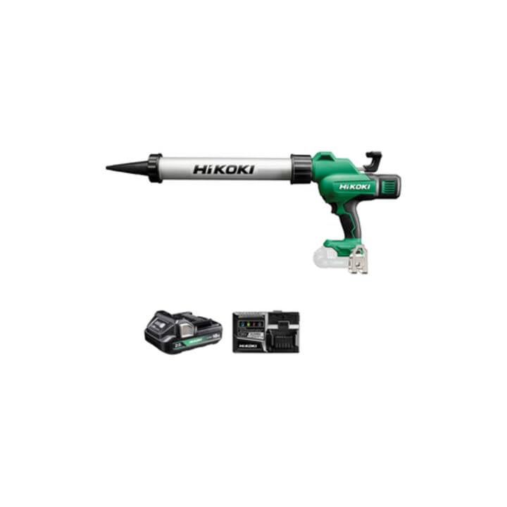 Hikoki AC18DAWQZ - Pistola de silicona y adhesivos a batería 18V AC18DA 600 ml, 1x2,0Ah