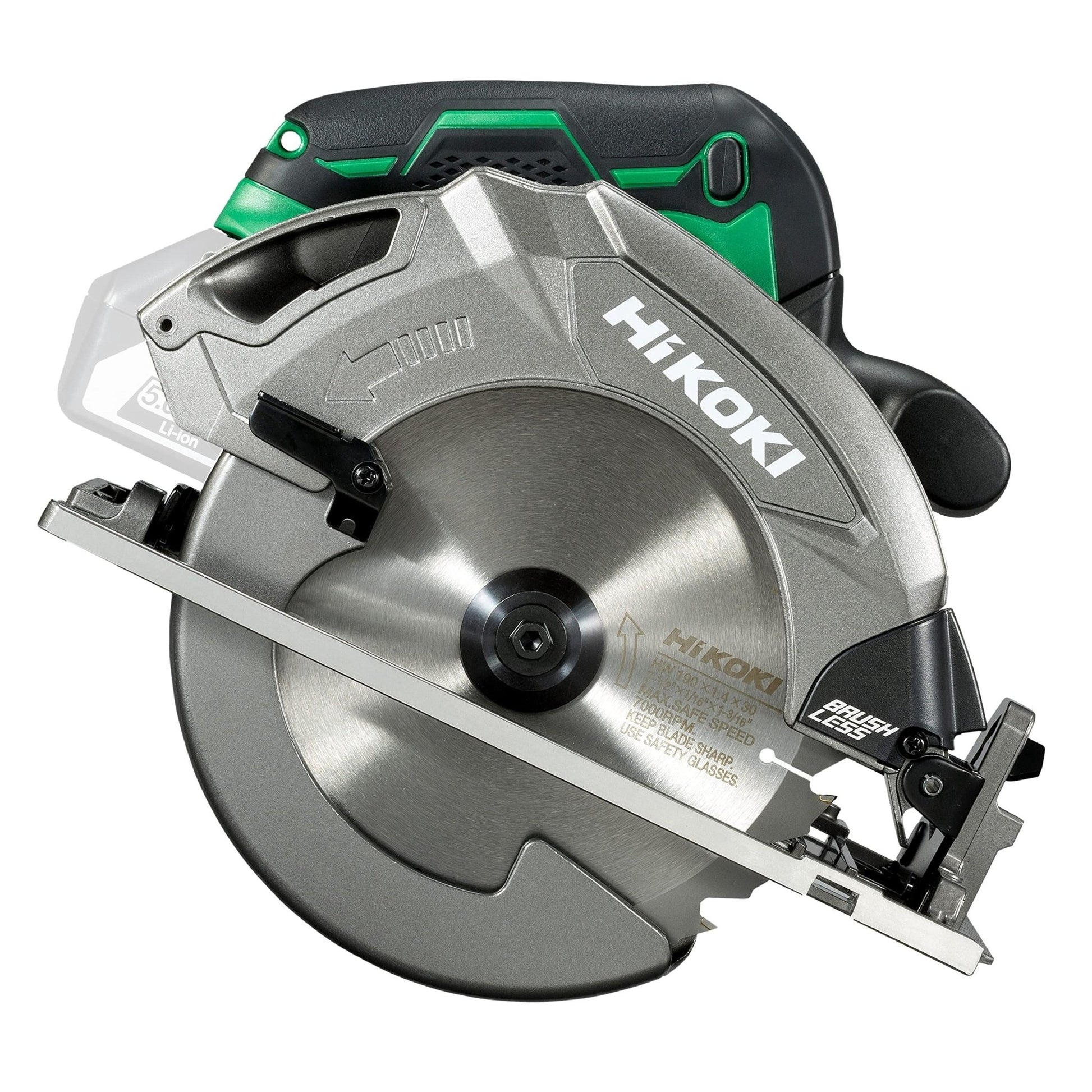 Hikoki C1807DAW4Z - Sierra circular a batería 18V 190 mm sin escobillas, sin batería ni cargador - Ferrotecnia