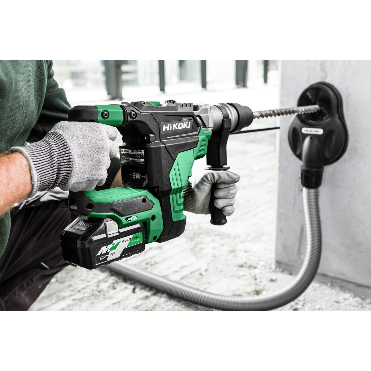 Hikoki DH36DMAW2Z - Martillo perforador de batería SDS-max DH36DMAW2Z