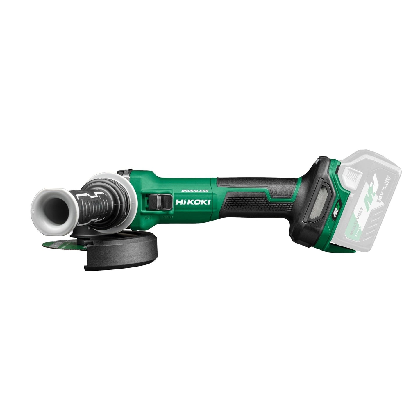 Hikoki G3613DVEW4Z - Amoladora angular de batería G3613DVE 36V 125 mm, velocidad variable, sin batería - Ferrotecnia