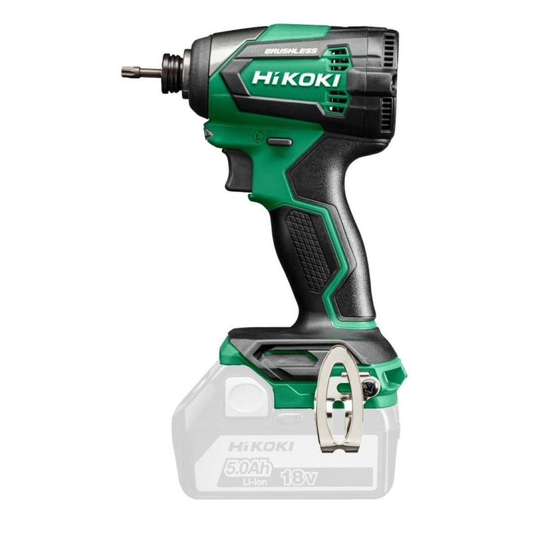 Hikoki WH18DEW4Z - Atornillador de impacto de batería 18 V 175 Nm 1/4", sin batería ni cargador - Ferrotecnia