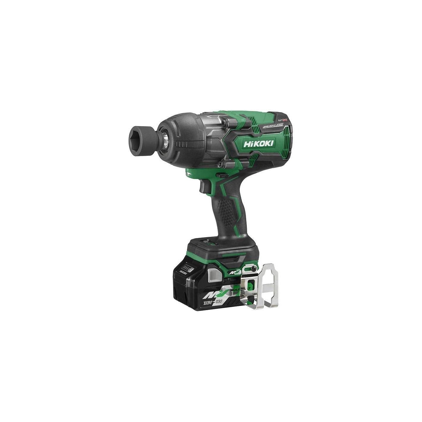 Hikoki WR36DBWRZ - Llave de impacto de batería 36 V 1/2" 1050 Nm, 2 baterías 2,5 Ah y maletín - Ferrotecnia