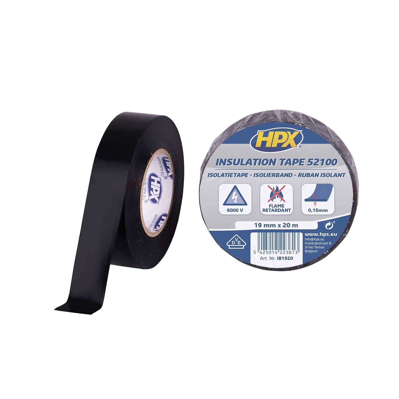 HPX Cinta aislante PVC VDE 52100 - Caja de 10 unidades - Ferrotecnia