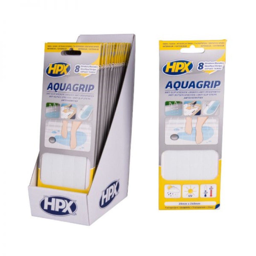 HPX - Cinta antideslizante transparente Aqua Grip - Ferrotecnia