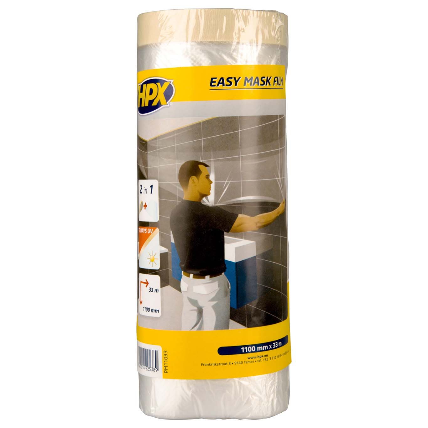HPX Film transparente con cinta de pintor Easy Mask - Ferrotecnia