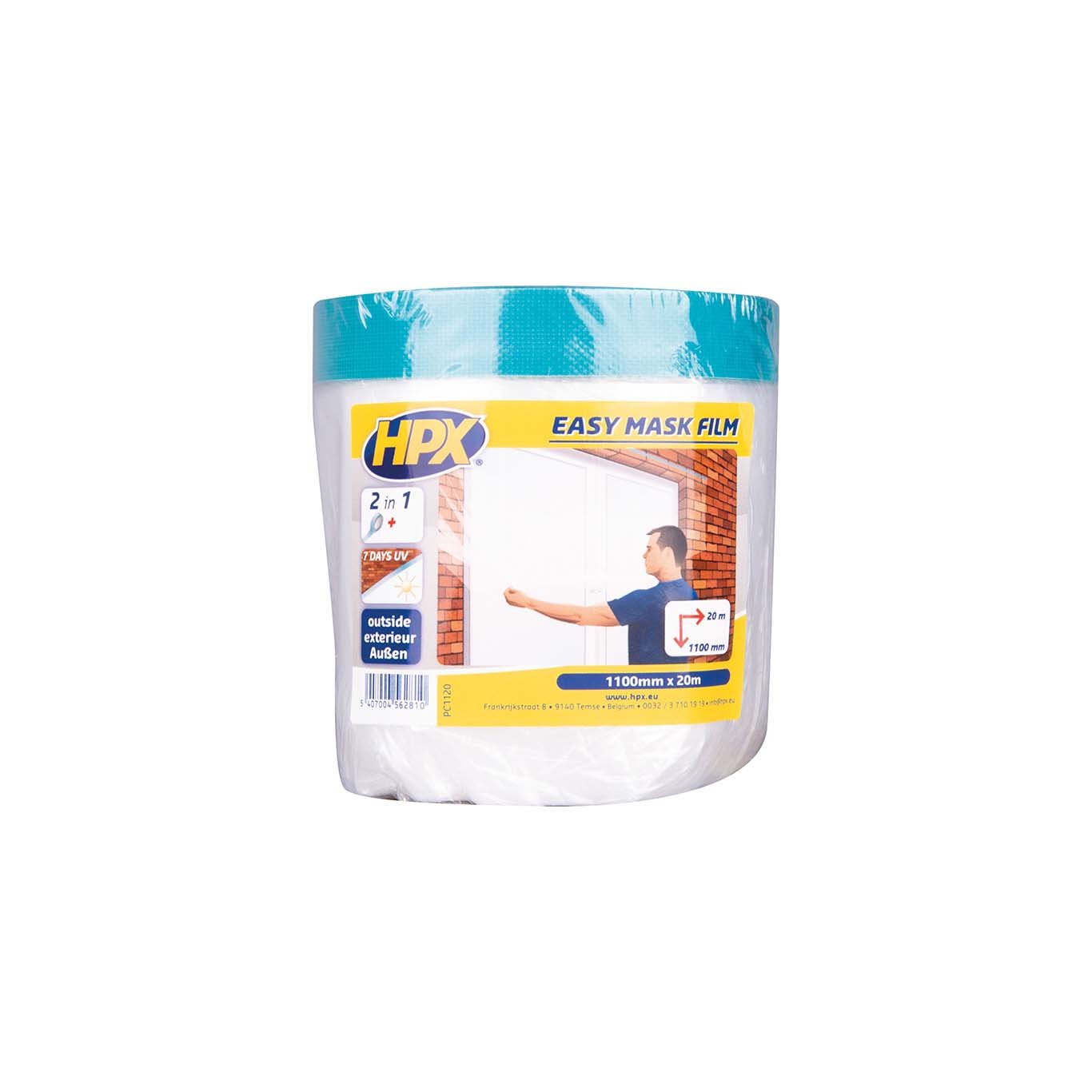 HPX Film transparente con cinta de tela Easy Mask Outdoor - Ferrotecnia