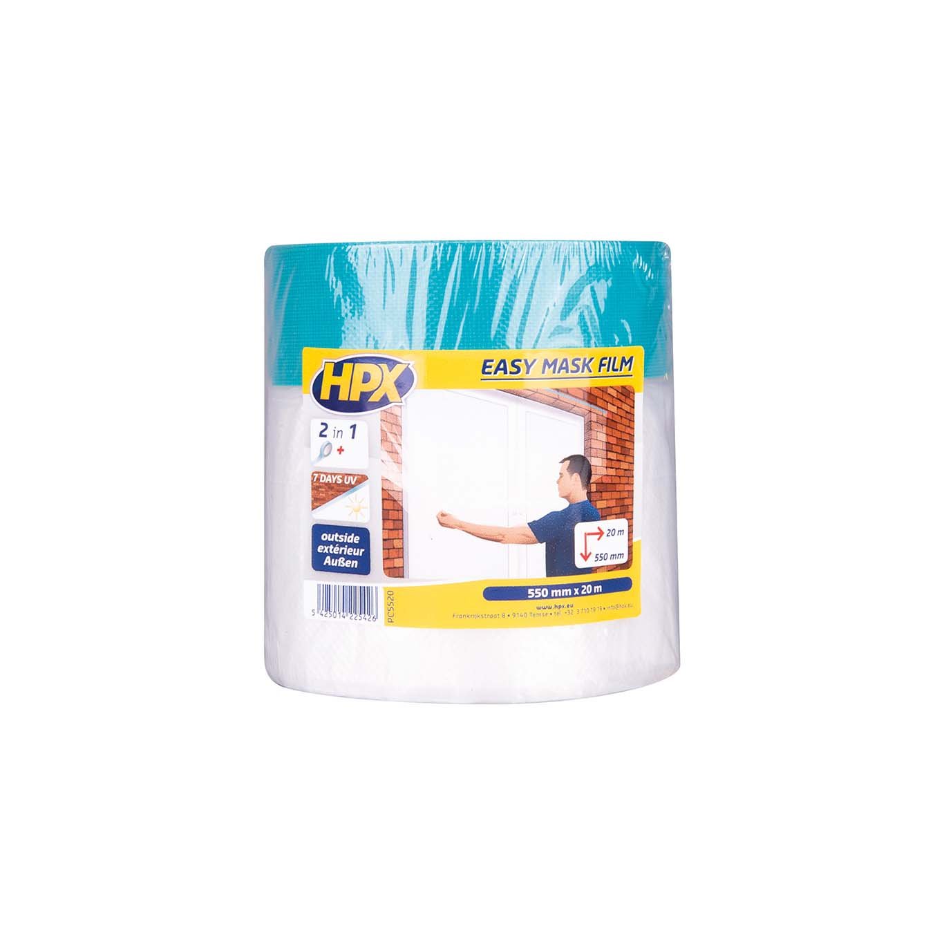 HPX Film transparente con cinta de tela Easy Mask Outdoor - Ferrotecnia