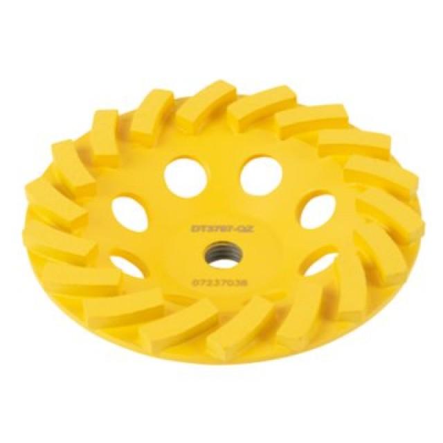DeWalt DT3797-QZ Disco de copa de 125 mm rosca M14 turbo, 1 W