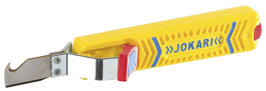Jokari J10280 - Cuchillo pelacables Secura Nº 28H con cuchilla en forma de gancho (Ø 8 - 28 mm) - Ferrotecnia