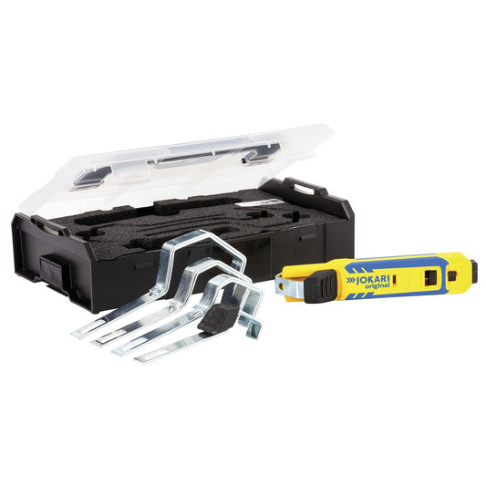 Jokari J71000 - Juego System 4-70 con abrazaderas de cable (Ø 4-70 mm)