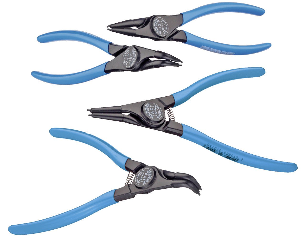 Juego de 4 alicates para circlips S 8000 - Ferrotecnia