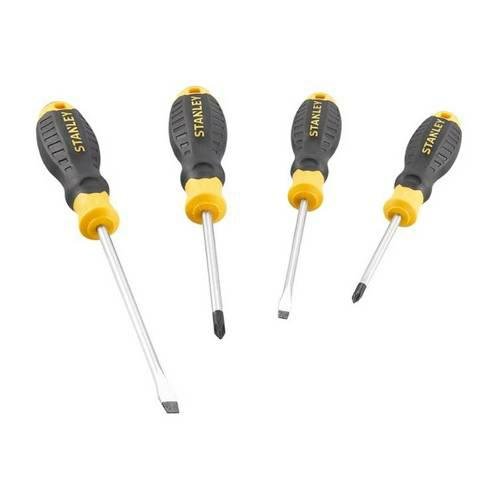 Juego de 4 destornilladores Cushion Grip: Plana y Phillips