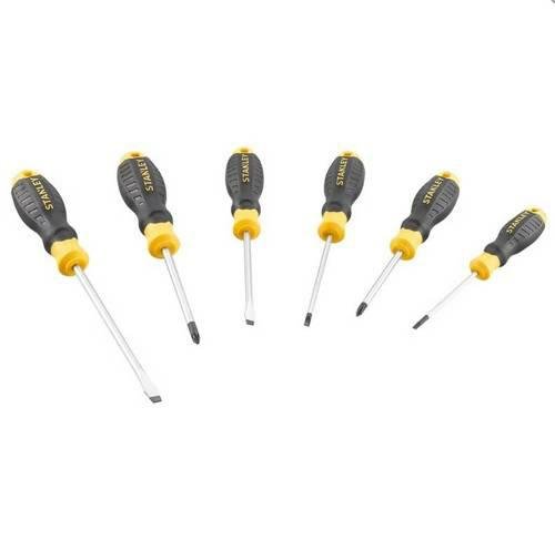 Juego de 6 destornilladores Cushion Grip: Plana y Phillips