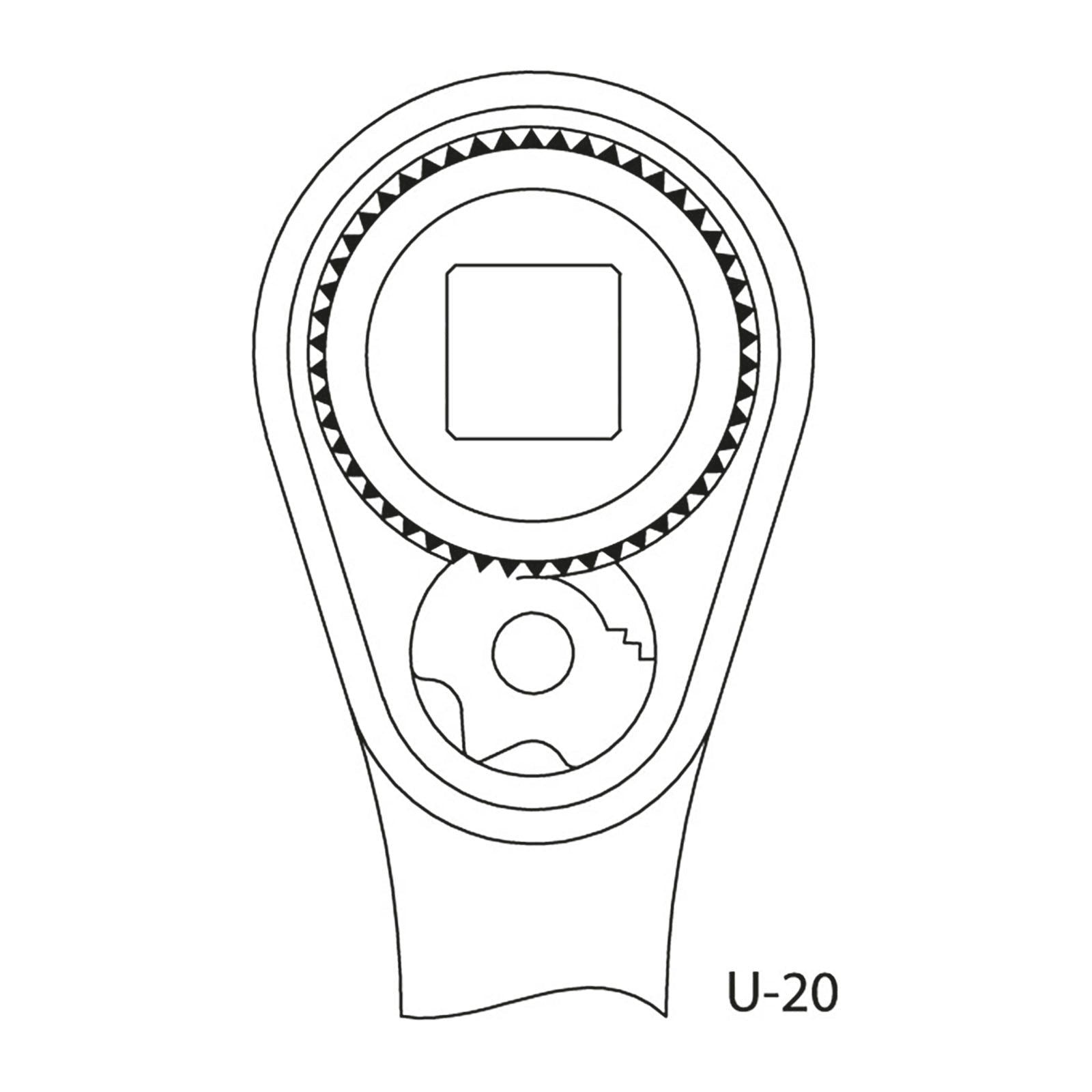 Juego de vasos hexagonales de 1/4" Gedore 20 ITU-3 - Ferrotecnia