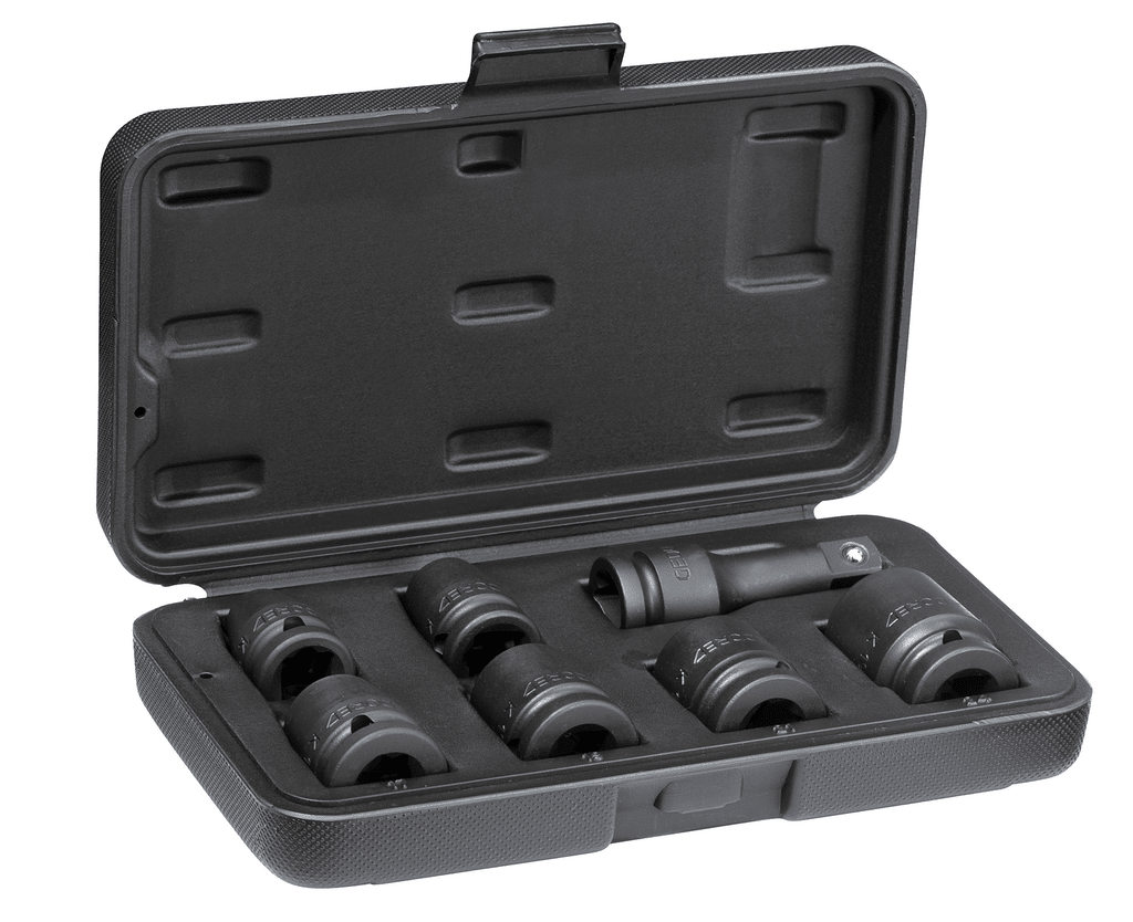 K 19-007 - Juego de vasos de impacto de 1/2", de 10 a 24 mm - Ferrotecnia