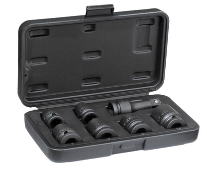 K 19-007 - Juego de vasos de impacto de 1/2", de 10 a 24 mm - Ferrotecnia