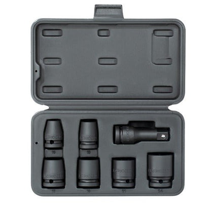 K 19-007 - Juego de vasos de impacto de 1/2", de 10 a 24 mm - Ferrotecnia
