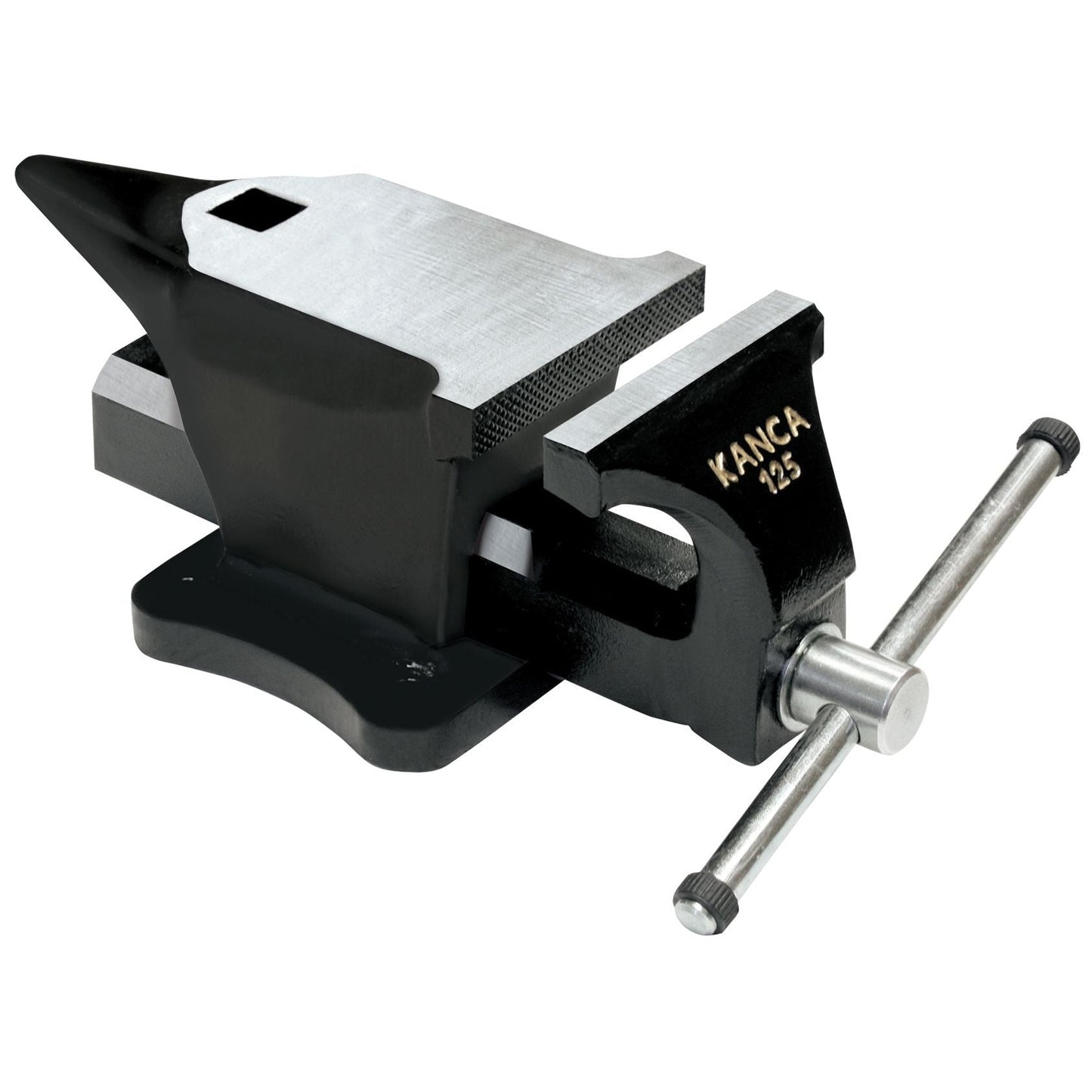 Kanca 61602010125 - Bench vice with 125 mm anvil