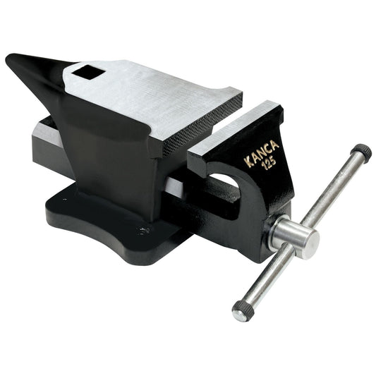 Kanca 61602010125 - Étau d'établi avec enclume ANVILLO 125 mm