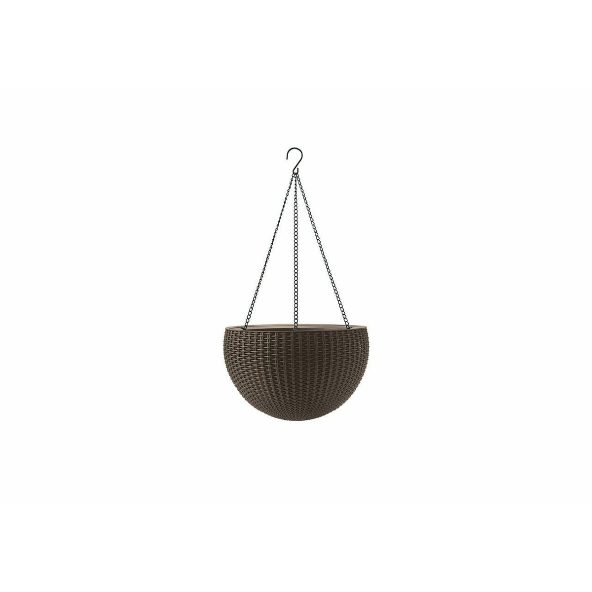 Keter 17199246 - Maceta Colgante para Plantas, Color marrón - Ferrotecnia