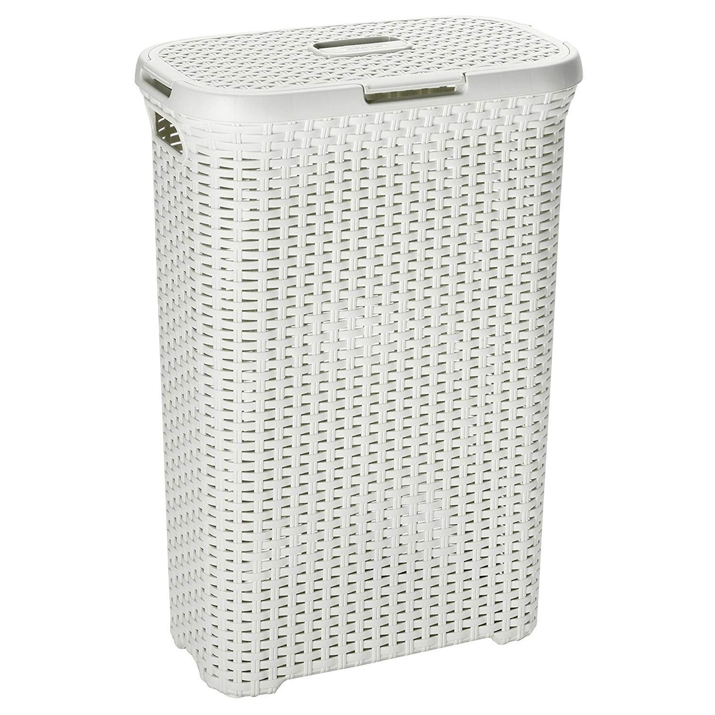 Keter 193010 - Cesto para ropa Natural Style 40 L con tapa y asas crema