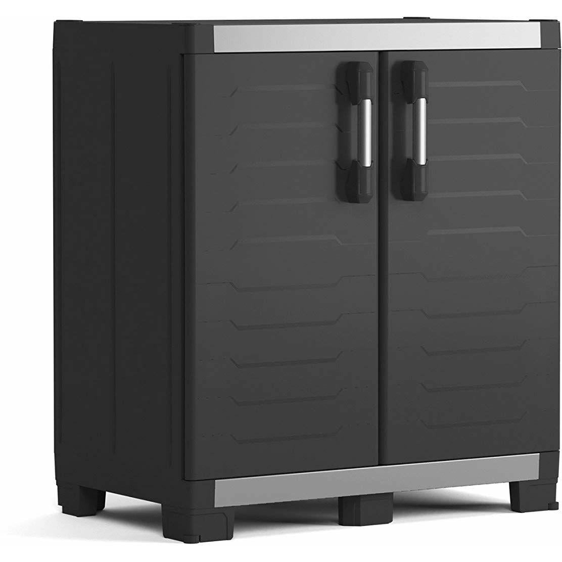 Keter 241544 Armario, Negro, XL Bajo