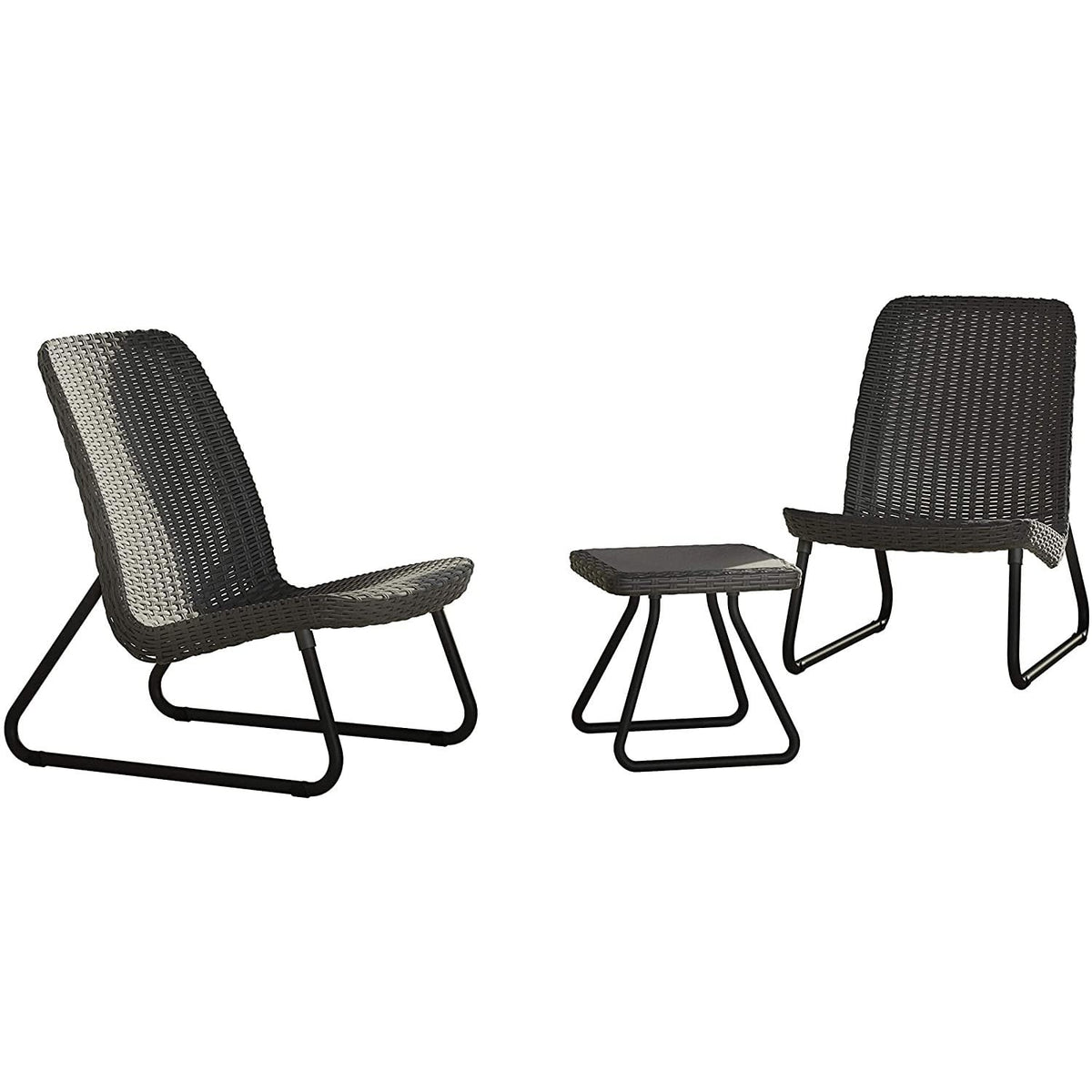 Keter Conjunto de salón Rio Patio, grau, 77,5 x 76 x 54 cm