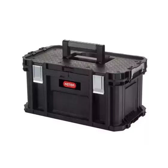 Keter, Connect tool, Caja de herramientas, Color negro y rojo - Ferrotecnia