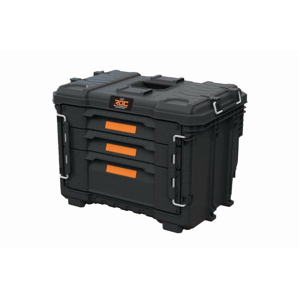 Keter Roc Pro Gear 2.0 - Caja de herramientas XL con 3 cajones