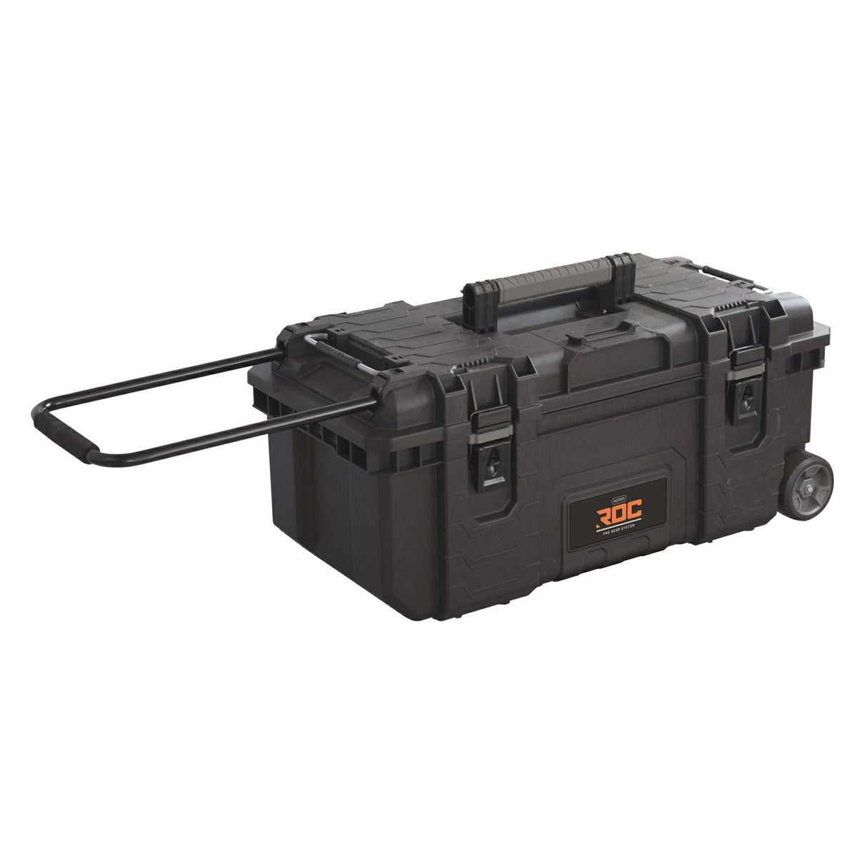 Keter ROC Pro Gear - Caja de herramientas móvil con ruedas para almacenamiento de herramientas, resistente, 28 pulgadas, color negro y gris - Ferrotecnia