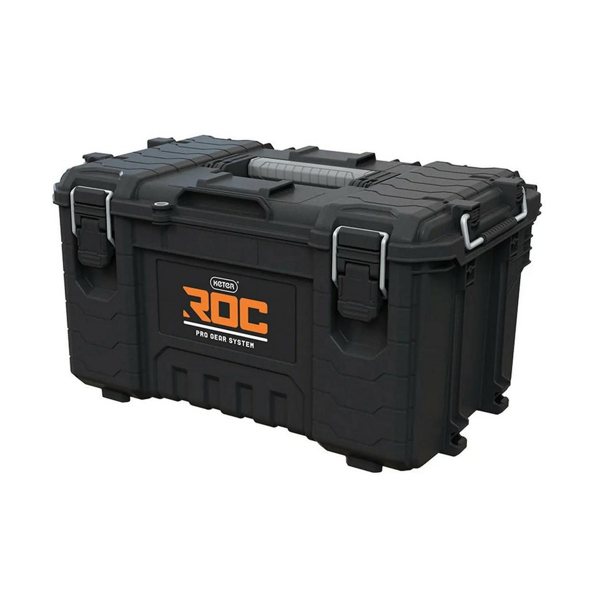 Keter ROC Pro Gear - Caja de herramientas resistente, modular, apilable, ligera, duradera, resistente al agua IP65, color negro - Ferrotecnia