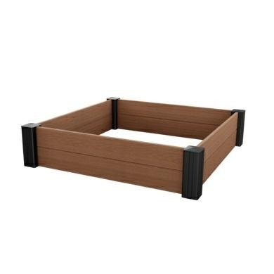 Keter Vista - Cama de jardín para exteriores, color marrón - Ferrotecnia